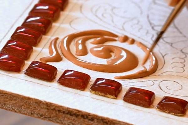 Working with embossing paste