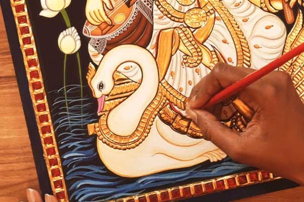 Painting the deity