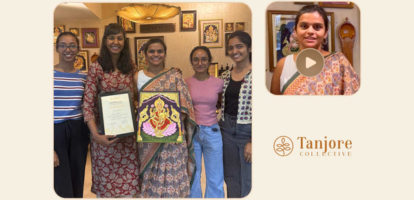 Spoorthi Went From “Can I Do This?” to a Finished Tanjore Painting in 6 Weeks