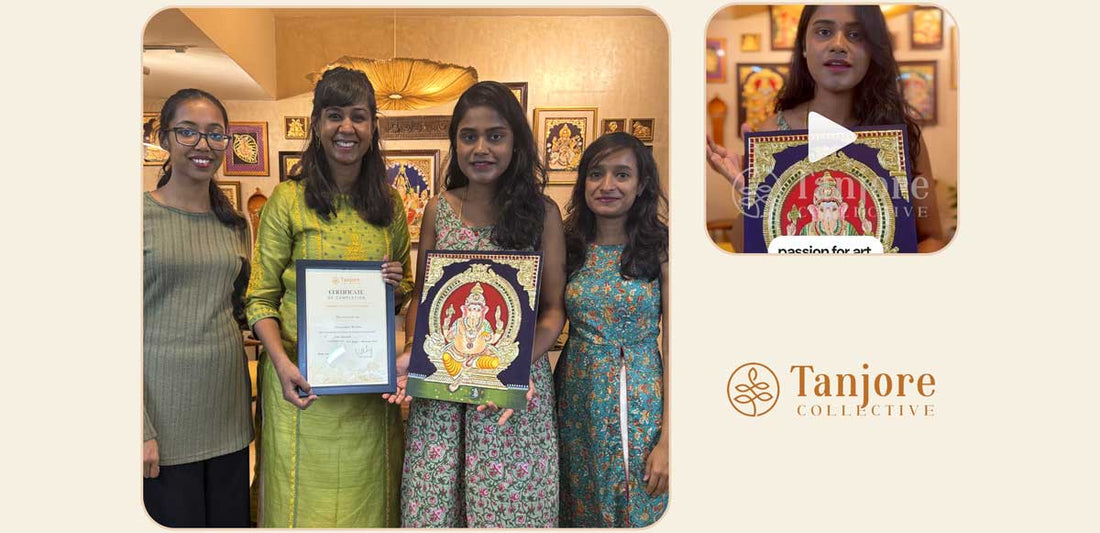 How Keerthana Learned Tanjore Painting Alongside Her Busy Software Job