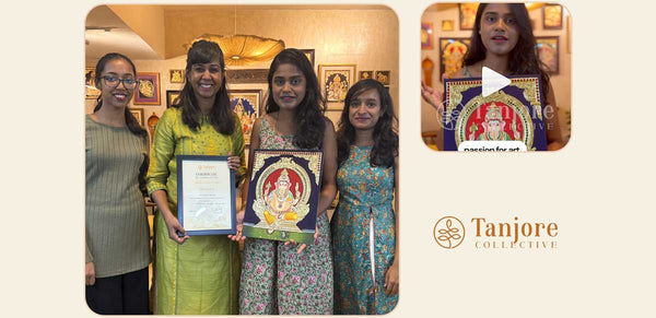 How Keerthana Learned Tanjore Painting Alongside Her Busy Software Job