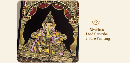 How Learning Tanjore Painting Supported Nivetha During Her Postpartum