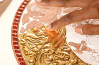 Working with 24K Gold foil