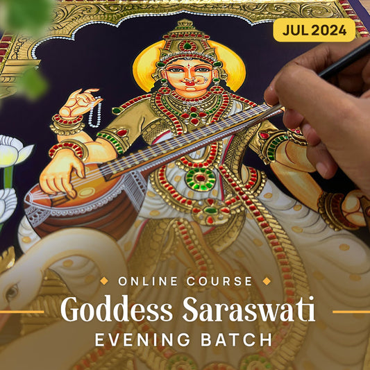 Goddess Saraswati - 6.5 Weeks Online Course - Evening Batch