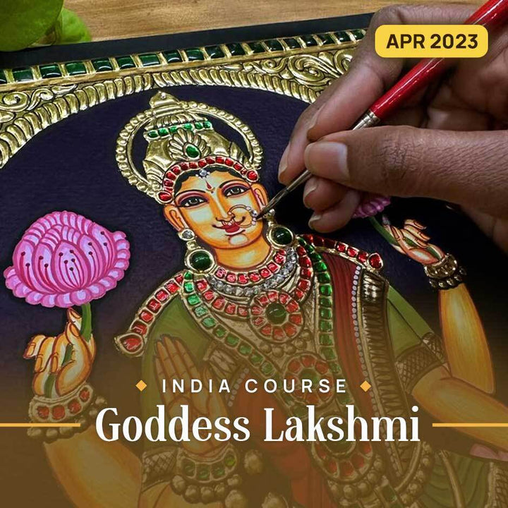 Tanjore Painting Classes Live Online & Studio Classes Tanjore